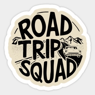 Road Trip Squad Sticker